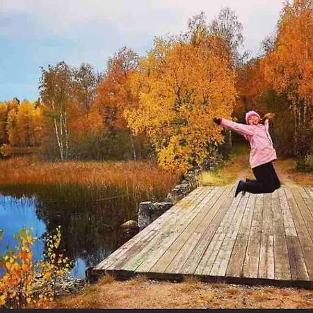 Egen Stuga Och Vedeldad Bastu Linghed Exteriör bild